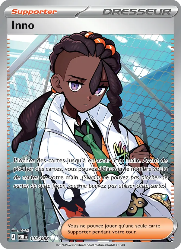 Carte Pokémon Inno de l'extension Équilibre Parfait