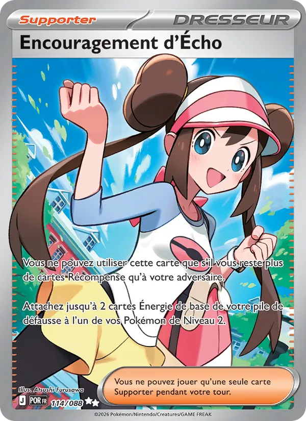 Carte Pokémon Encouragement d'Écho de l'extension Équilibre Parfait