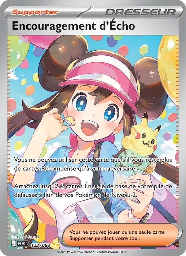 Carte Pokémon Encouragement d'Écho de l'extension Équilibre Parfait