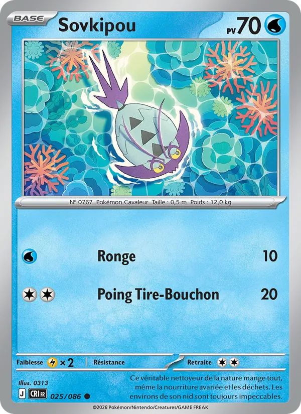 Carte Pokémon Sovkipou de l'extension Chaos Ascendant