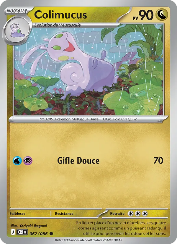 Carte Pokémon Colimucus de l'extension Chaos Ascendant