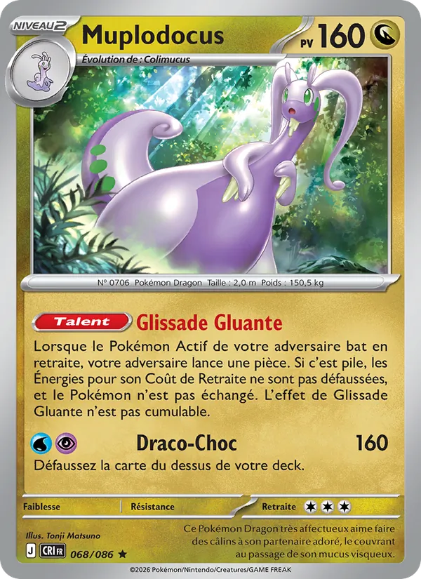 Carte Pokémon Muplodocus de l'extension Chaos Ascendant