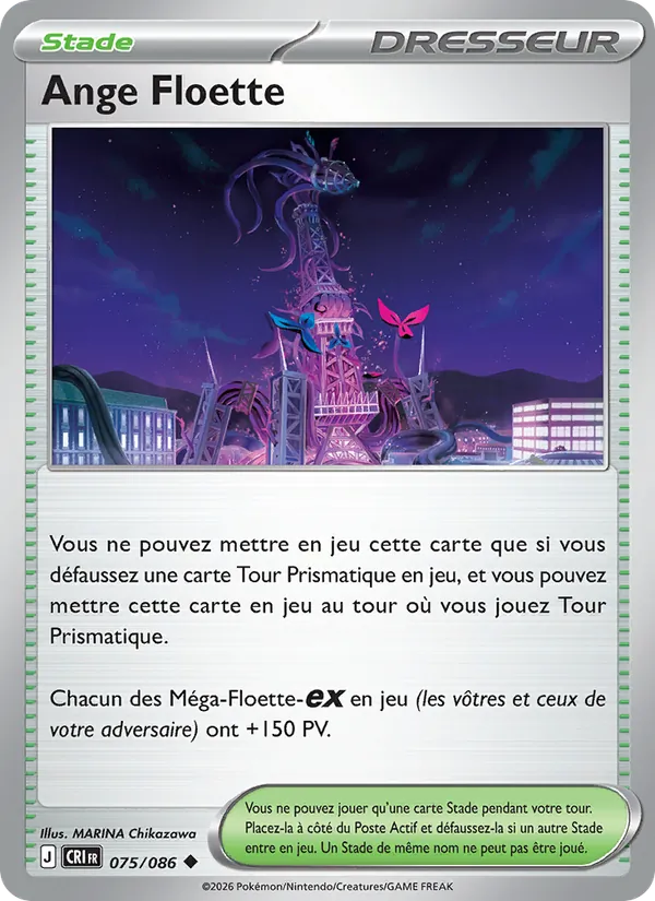 Carte Pokémon Ange Floette de l'extension Chaos Ascendant