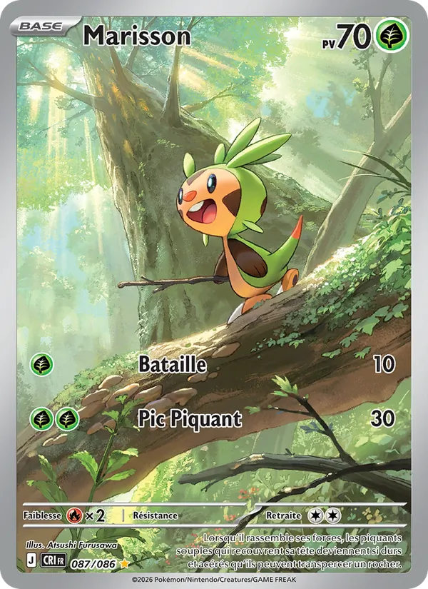 Carte Pokémon Marisson de l'extension Chaos Ascendant