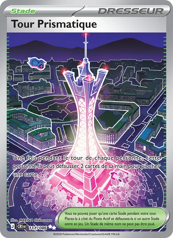 Carte Pokémon Tour Prismatique de l'extension Chaos Ascendant
