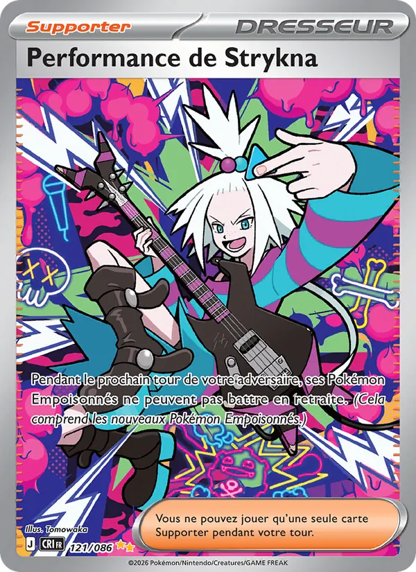 Carte Pokémon Performance de Strykna de l'extension Chaos Ascendant