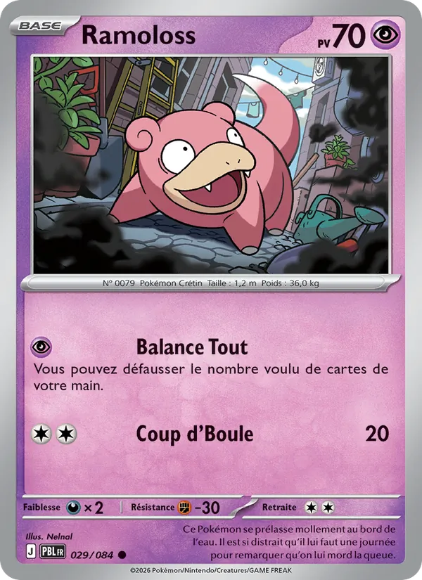Carte Pokémon Ramoloss de l'extension Nuit Noire