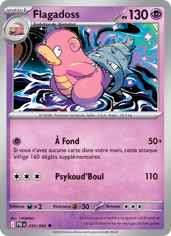 Carte Pokémon Flagadoss de l'extension Nuit Noire
