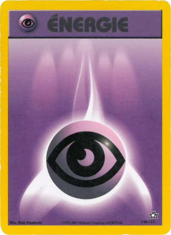 Carte Pokémon Énergie Psy de l'extension Neo Genesis