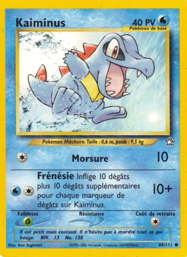Carte Pokémon Kaiminus de l'extension Neo Genesis