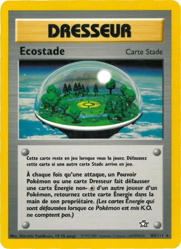 Carte Pokémon Ecostade de l'extension Neo Genesis