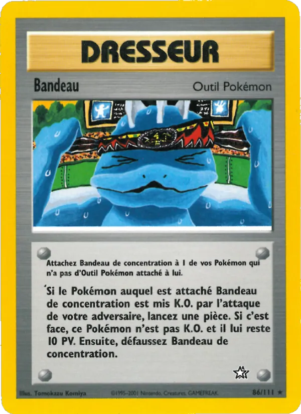 Carte Pokémon Bandeau de l'extension Neo Genesis