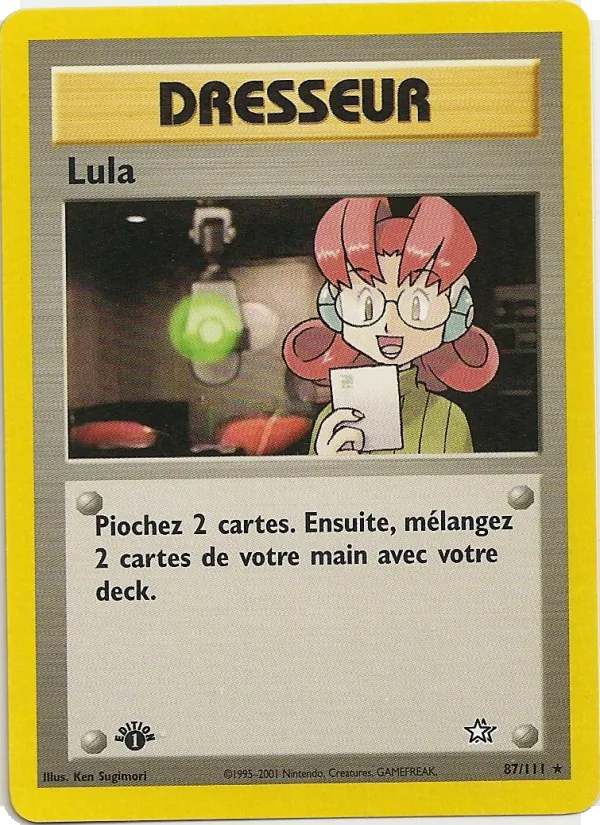 Carte Pokémon Lula de l'extension Neo Genesis