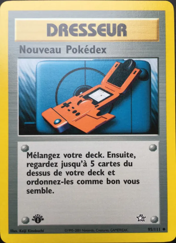 Carte Pokémon Nouveau Pokédex de l'extension Neo Genesis