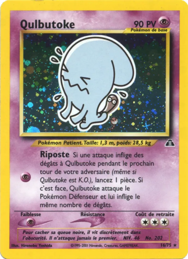 Carte Pokémon Qulbutoké de l'extension Neo Discovery