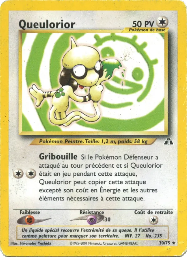 Carte Pokémon Queulorior de l'extension Neo Discovery