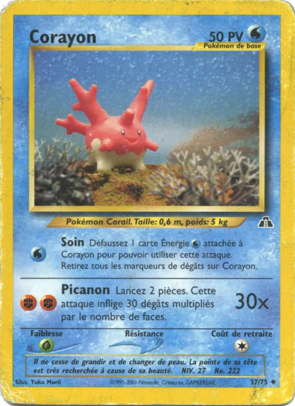 Carte Pokémon Corayon de l'extension Neo Discovery