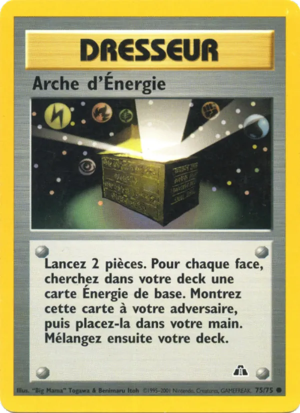 Carte Pokémon Arche d'Énergie de l'extension Neo Discovery