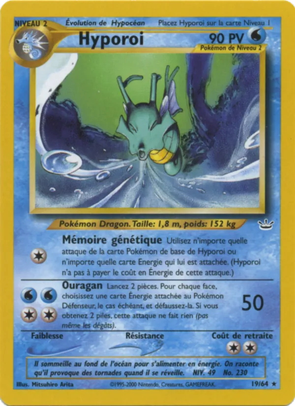 Carte Pokémon Hyporoi de l'extension Neo Revelation