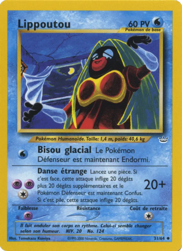 Carte Pokémon Lippoutou de l'extension Neo Revelation