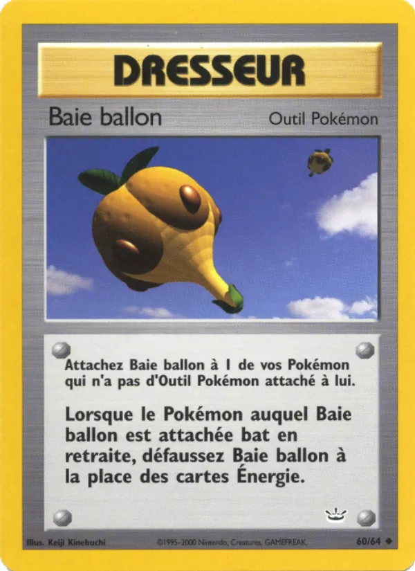 Carte Pokémon Baie ballon de l'extension Neo Revelation
