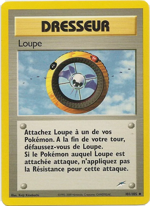 Carte Pokémon Loupe de l'extension Neo Destiny