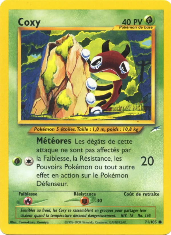 Carte Pokémon Coxy de l'extension Neo Destiny