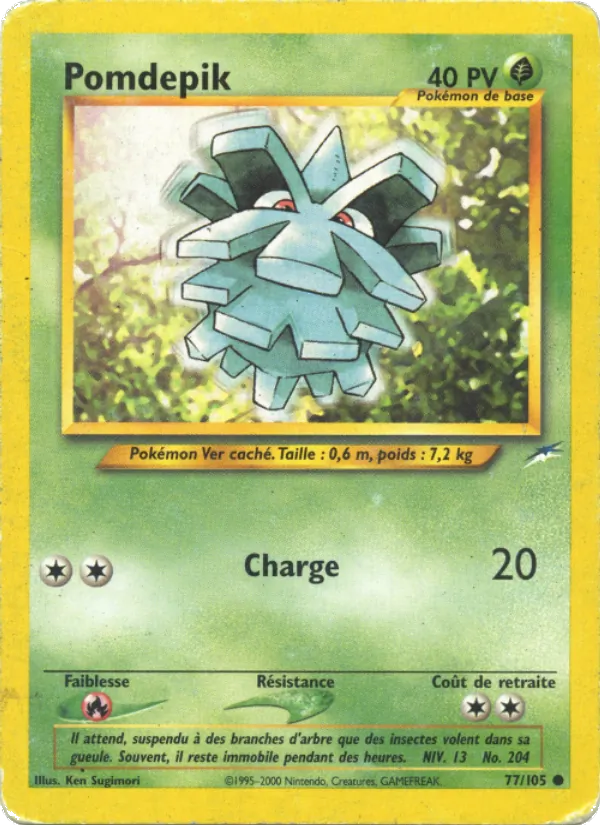 Carte Pokémon Pomdepik de l'extension Neo Destiny