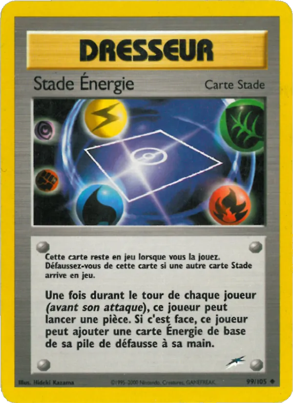 Carte Pokémon Stade Énergie de l'extension Neo Destiny