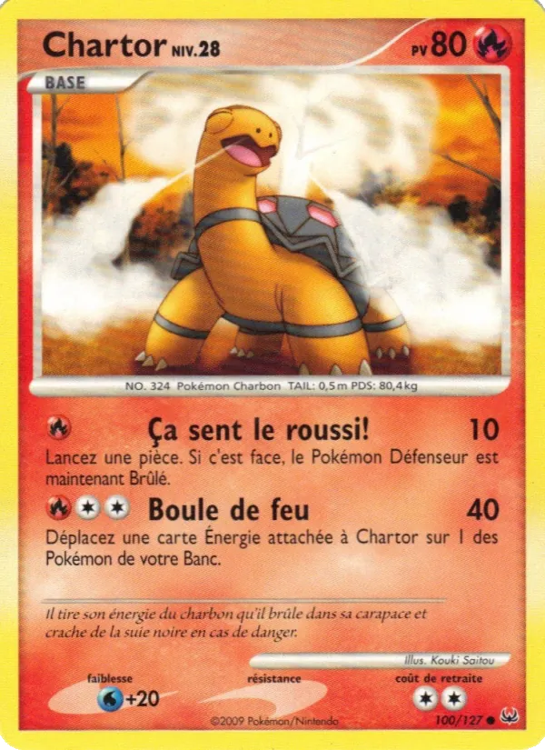 Carte Pokémon Chartor de l'extension Platine