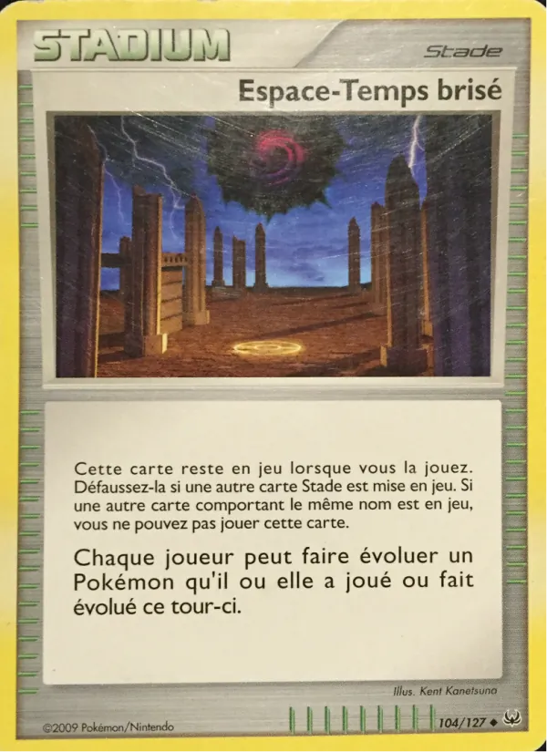 Carte Pokémon Espace-Temps brisé de l'extension Platine