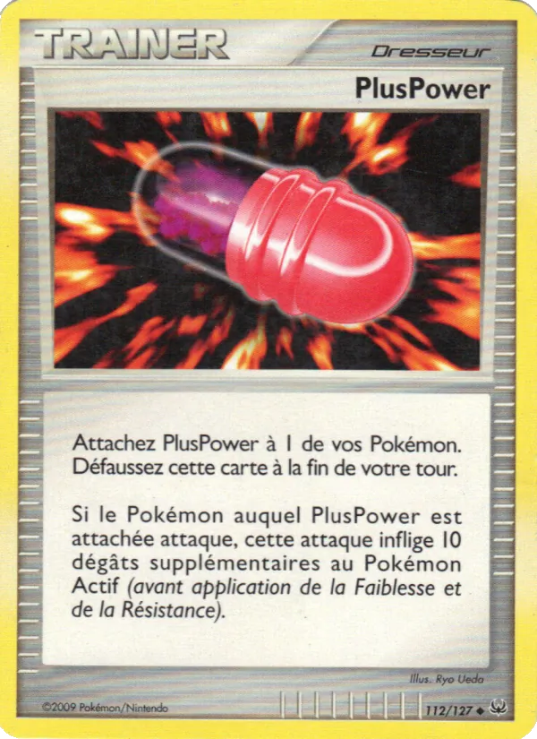 Carte Pokémon PlusPower de l'extension Platine