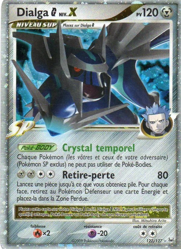 Carte Pokémon Dialga G NIV.X de l'extension Platine