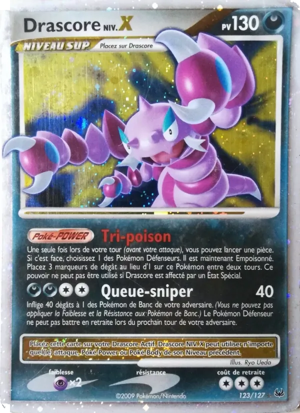 Carte Pokémon Drascore de l'extension Platine