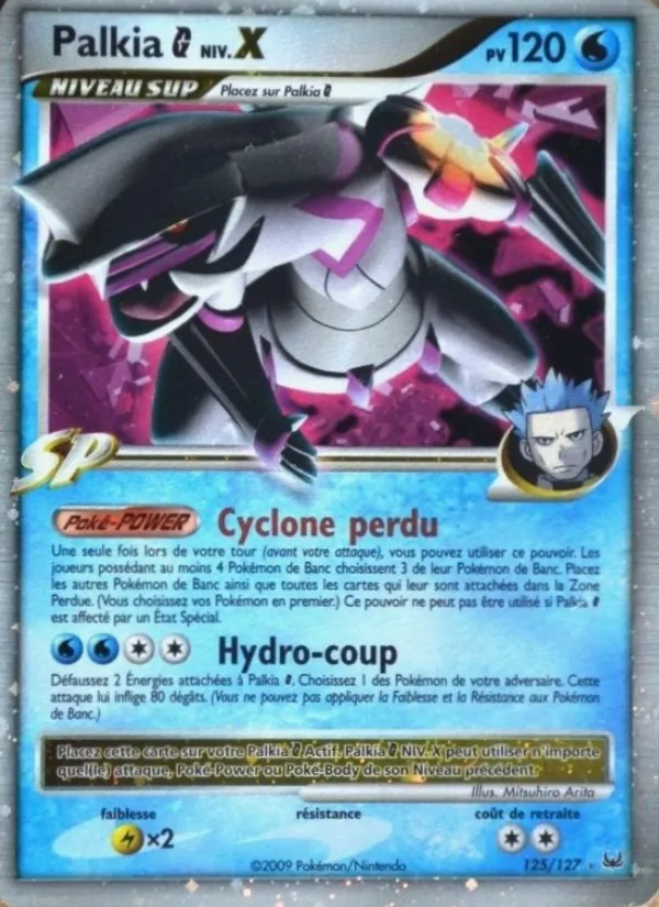 Carte Pokémon Palkia G NIV.X de l'extension Platine