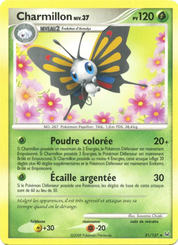 Carte Pokémon Charmillon de l'extension Platine