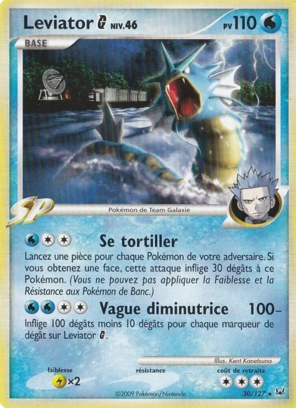 Carte Pokémon Leviator G de l'extension Platine