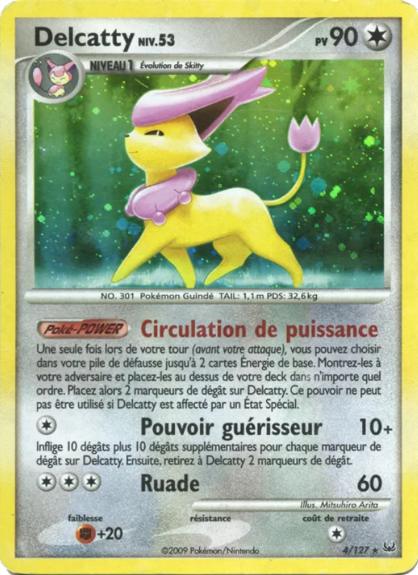 Carte Pokémon Delcatty de l'extension Platine