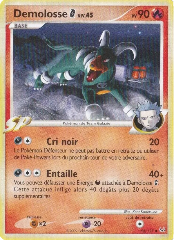 Carte Pokémon Demolosse G de l'extension Platine