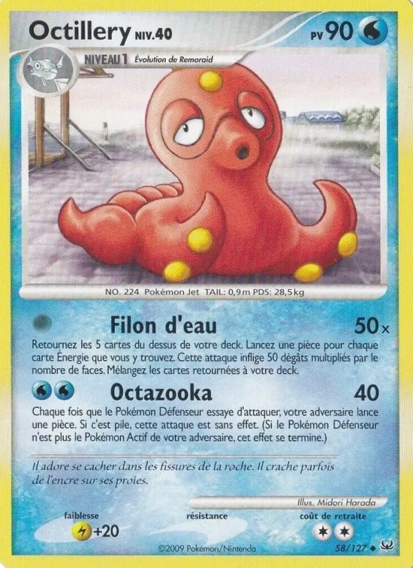 Carte Pokémon Octillery de l'extension Platine