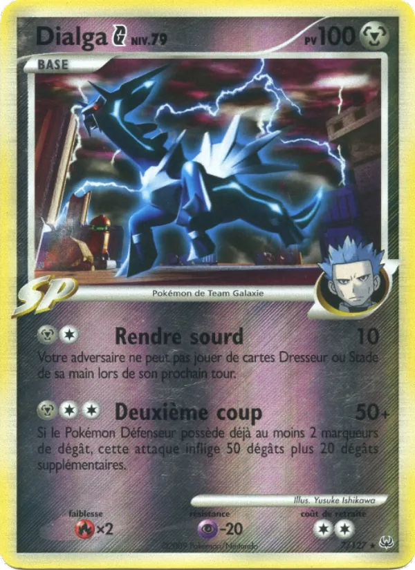 Carte Pokémon Dialga G de l'extension Platine