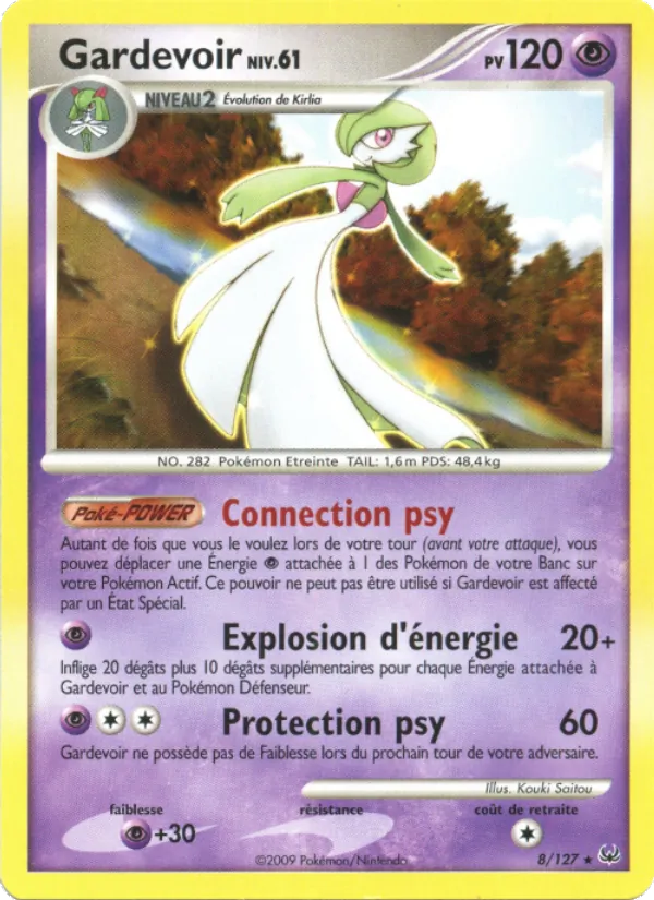 Carte Pokémon Gardevoir de l'extension Platine