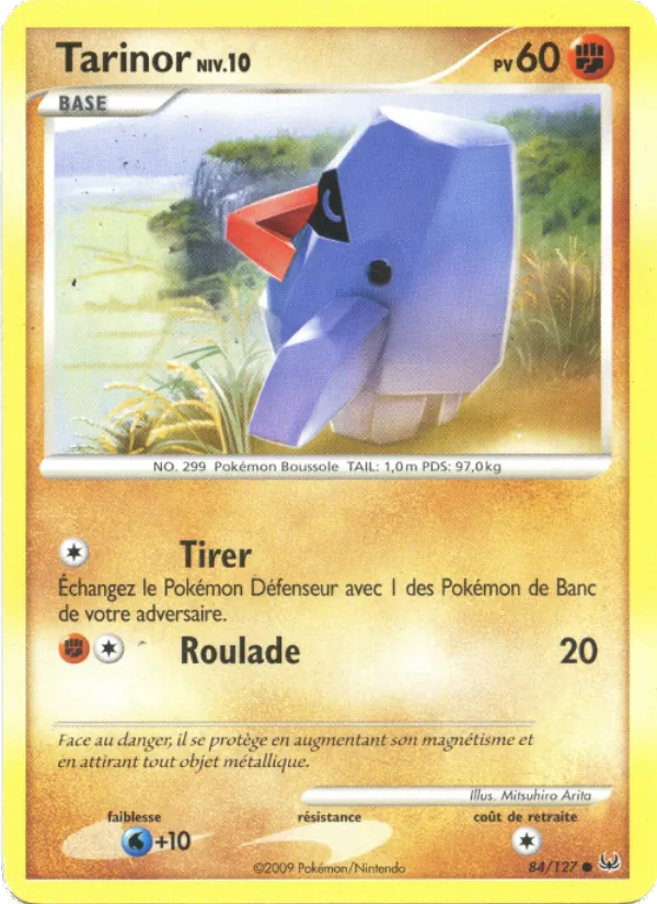 Carte Pokémon Tarinor de l'extension Platine
