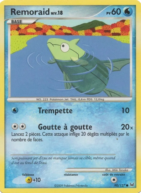 Carte Pokémon Rémoraid de l'extension Platine