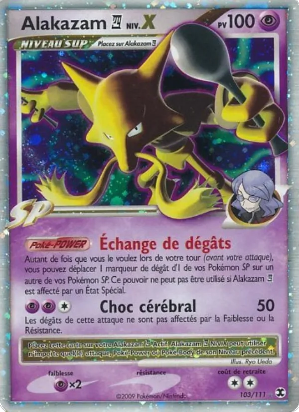 Carte Pokémon Alakazam 4 Niv. X de l'extension Rivaux Émergeants