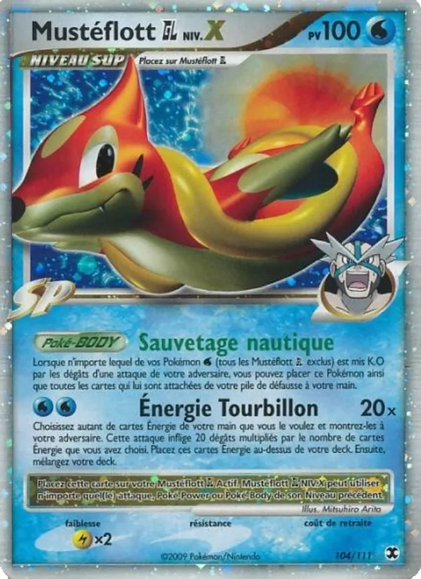 Carte Pokémon Mustéflott GL Niv. X de l'extension Rivaux Émergeants