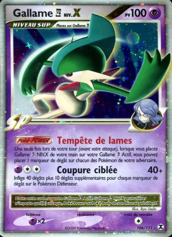 Carte Pokémon Gallame 4 Niv. X de l'extension Rivaux Émergeants
