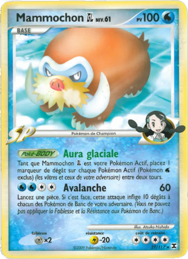Carte Pokémon Mammochon GL Niv. 61 de l'extension Rivaux Émergeants