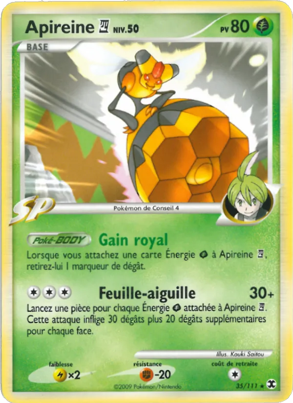 Carte Pokémon Apireine 4 Niv. 50 de l'extension Rivaux Émergeants