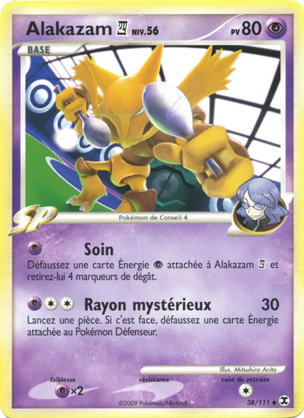 Carte Pokémon Alakazam 4 Niv. 56 de l'extension Rivaux Émergeants